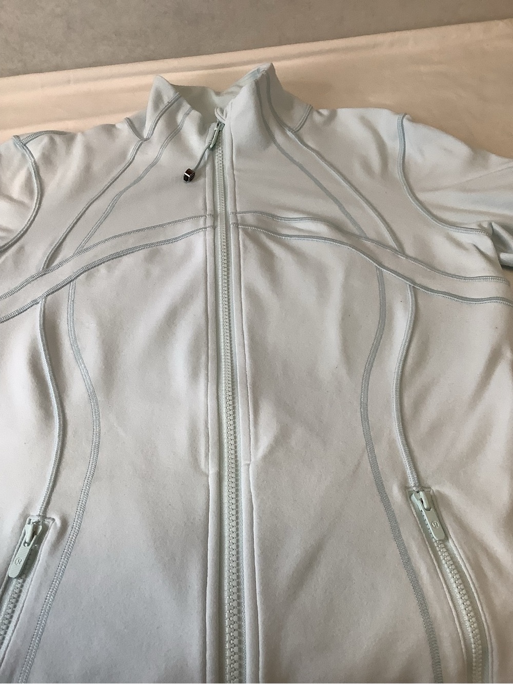 lululemon athletica Light Blue Full-Zip Sculpted Jacket